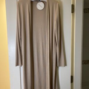 Saba & Co Womens Long Sand Cardigan NEW
